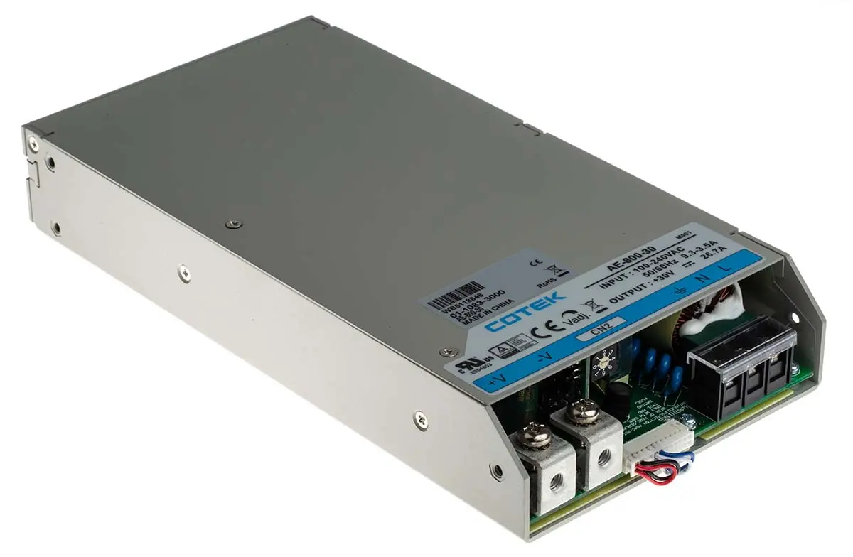 COTEK Schaltnetzteil, 30V dc / 26.7A 801W 127 → 370 V dc, 90 → 264 V ac Geschlossen, Gestellmontage