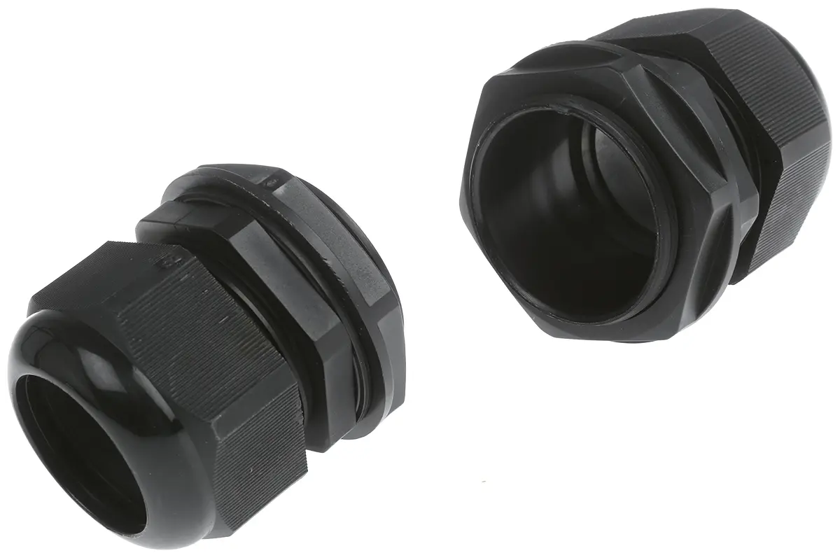 HellermannTyton NGM Kabelverschraubung, M50 Nylon 6.6 Schwarz 30 mm/ 38 mm, IP68