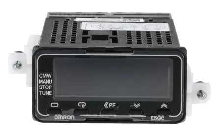 Omron E5GC PID Temperaturregler Frontplattenmontage 2, 1 x Halbleiterrelais Ausgang/ Thermoelement, Pt100, Analog,