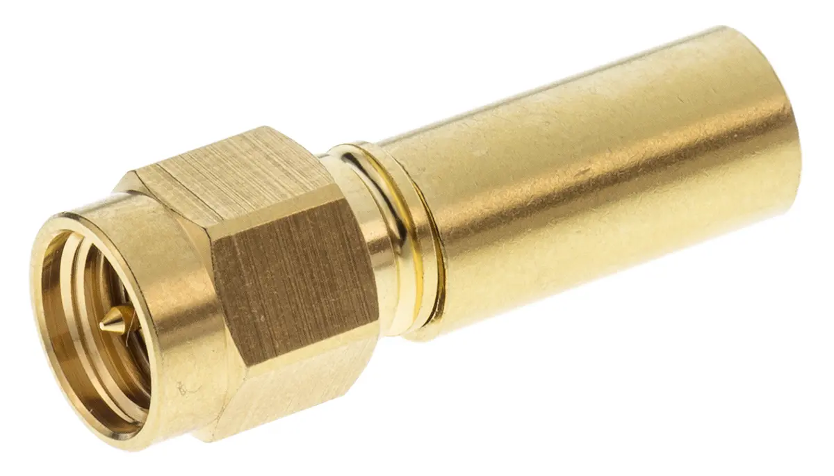 Rosenberger 32S107 Stecker Koaxialsteckverbinder SMA-Steckverbinder, Kabel, für Flexibel-Kabel, 50 Ω Crimpbefestigung,