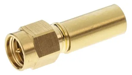 Rosenberger 32S107 Stecker Koaxialsteckverbinder SMA-Steckverbinder, Kabel, für Flexibel-Kabel, 50 Ω Crimpbefestigung,