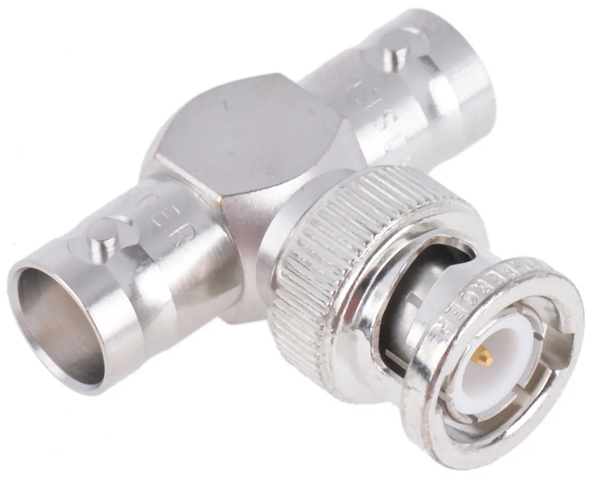Produktfoto 1 von Rosenberger HF Adapter, 50 Ω, T, 10 GHz Stecker Buchse Nennspannung