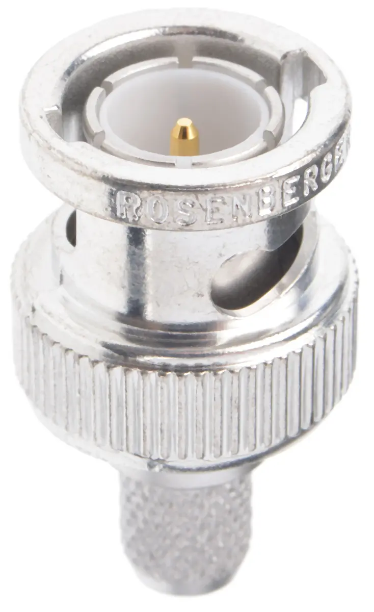 Produktfoto 1 von Rosenberger 71S102 Stecker Koaxialsteckverbinder BNC-Steckverbinder, Kabel, für RG59B/U, G 04233-2, Video 0,6/3,7, URM