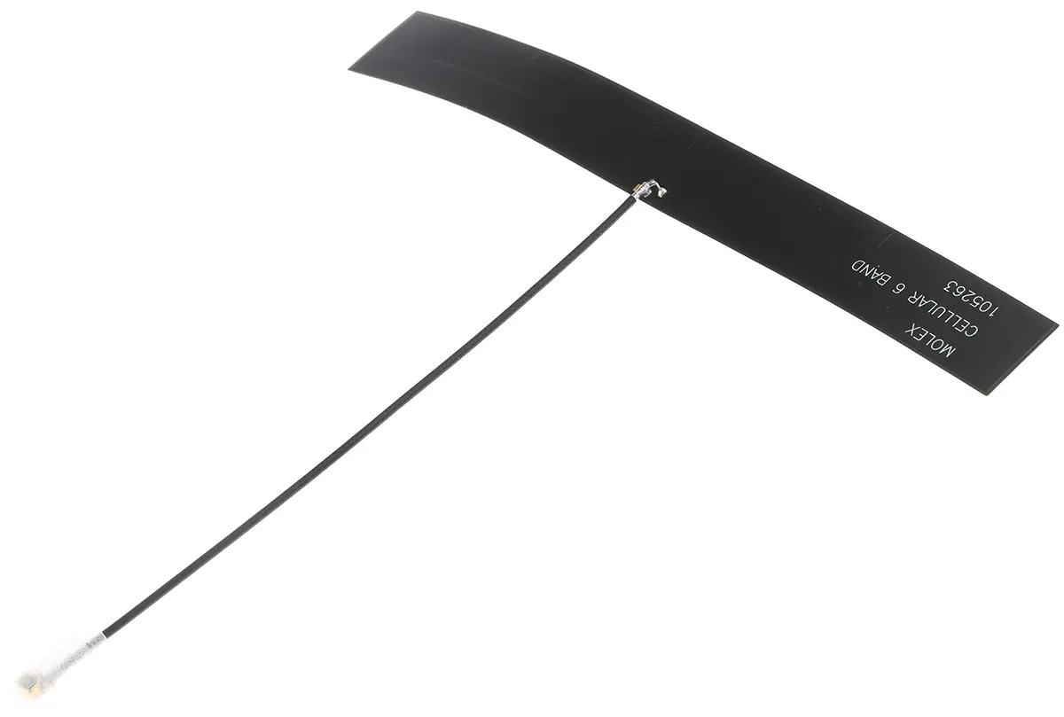 Produktfoto 1 von Molex 105263S Antenne, Vierkant, U.FL/I-PEX MHF-Stecker, Klebend, Rundstrahl, 3 dBi