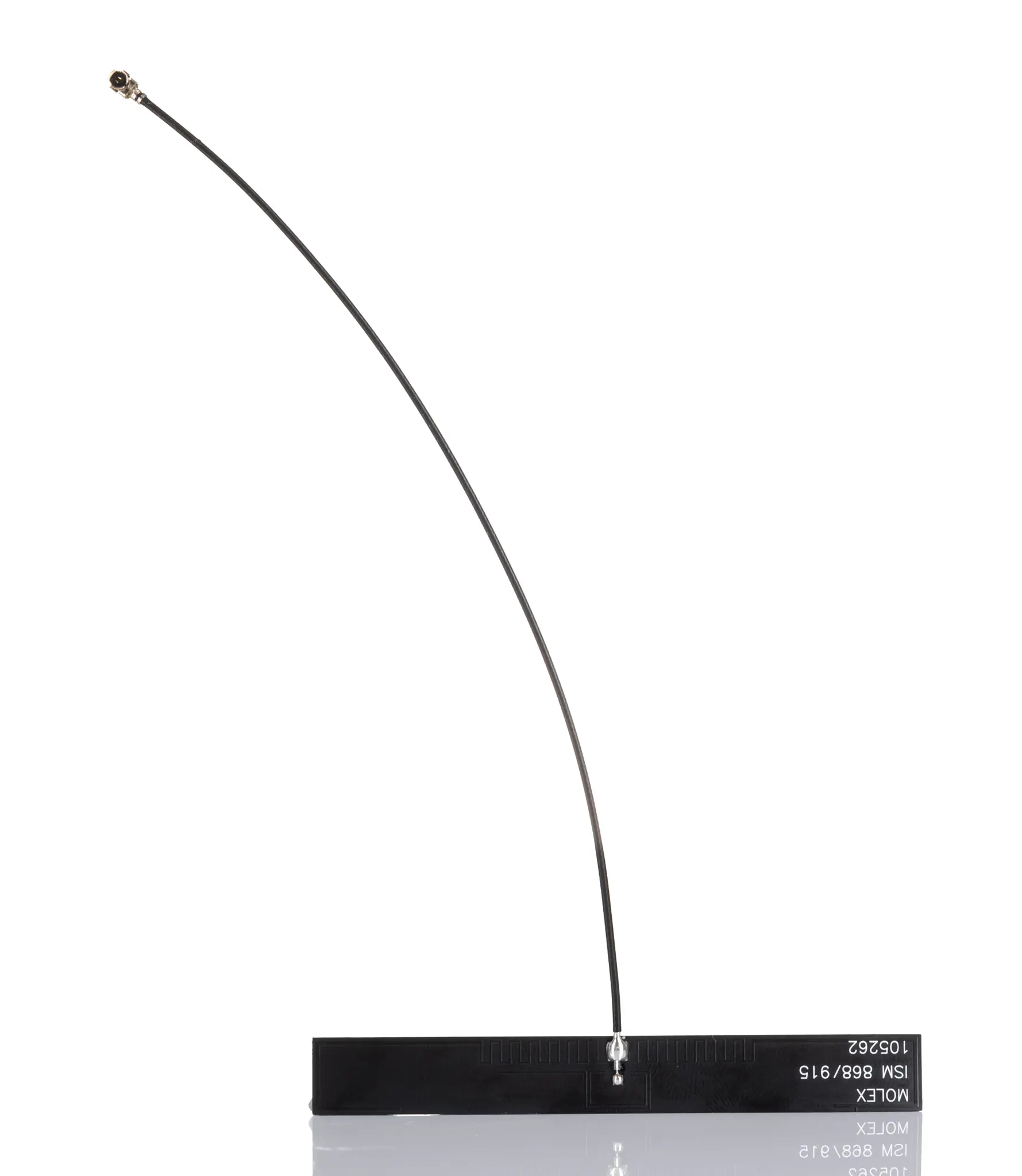 Produktfoto 1 von Molex 105262 ISM-Band Antenne Vierkant, U.FL 1.3 dBi bis 915 MHz, Länge 150 mm, Klebend