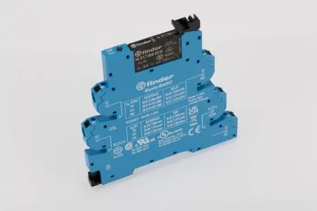 Produktfoto 1 von Finder 39 Interface Relais 6V ac/dc, 1-poliger Umschalter DIN-Hutschiene 35mA