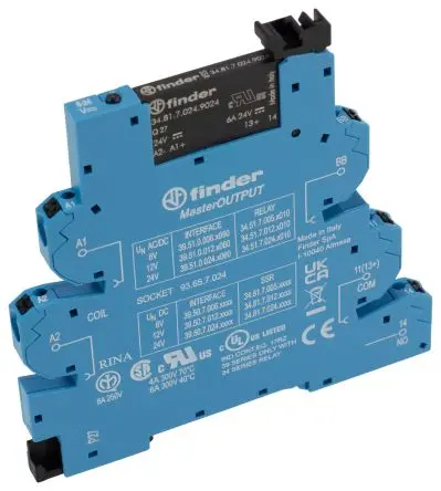 Produktfoto 1 von Finder 39 Halbleiter-Interfacerelais 400V DIN-Hutschiene