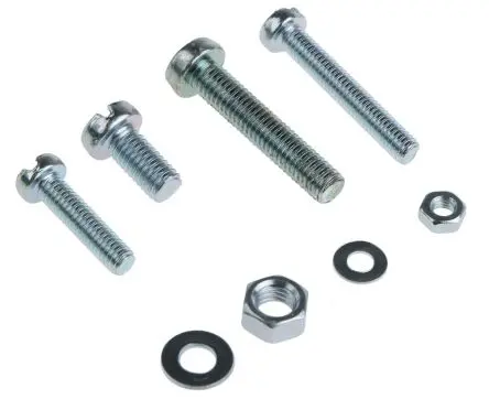 Produktfoto 1 von RS PRO Stahl Schlitz Mutter-/Unterlegscheibensatz Zylinder x 25 mm x 6 mm, 2370 Stück