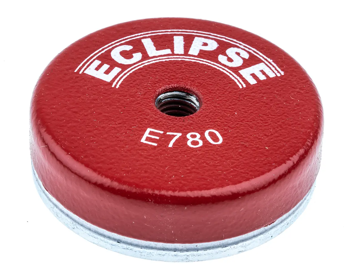Produktfoto 1 von Eclipse Topf Magnet, Gewinde M8, Ø 50 mm x 10 mm x 50 mm, Zugkraft 15 kg