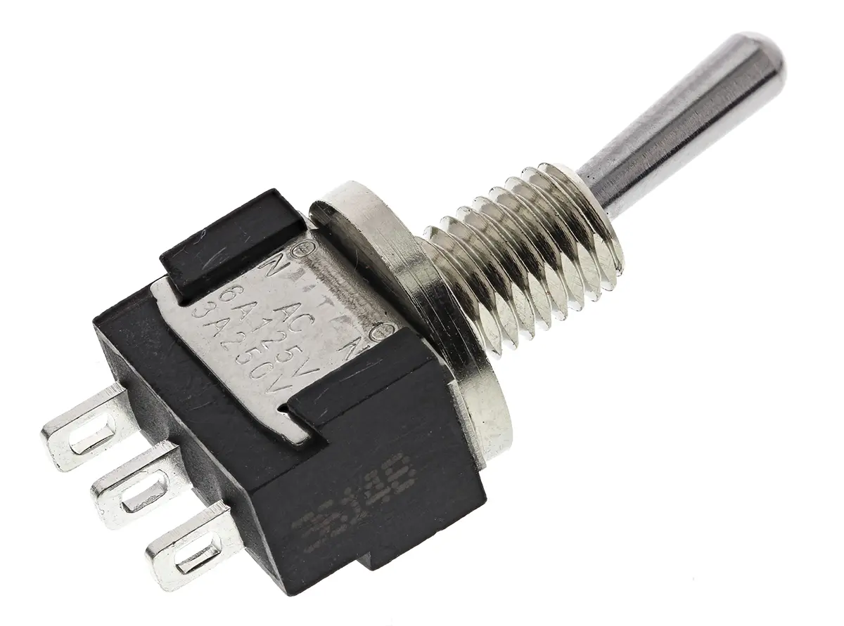 Produktfoto 1 von KNITTER-SWITCH Panel Kippschalter 1-poliger Umschalter, Ein-Ein, 250 V ac, 4A, IP67, Lot