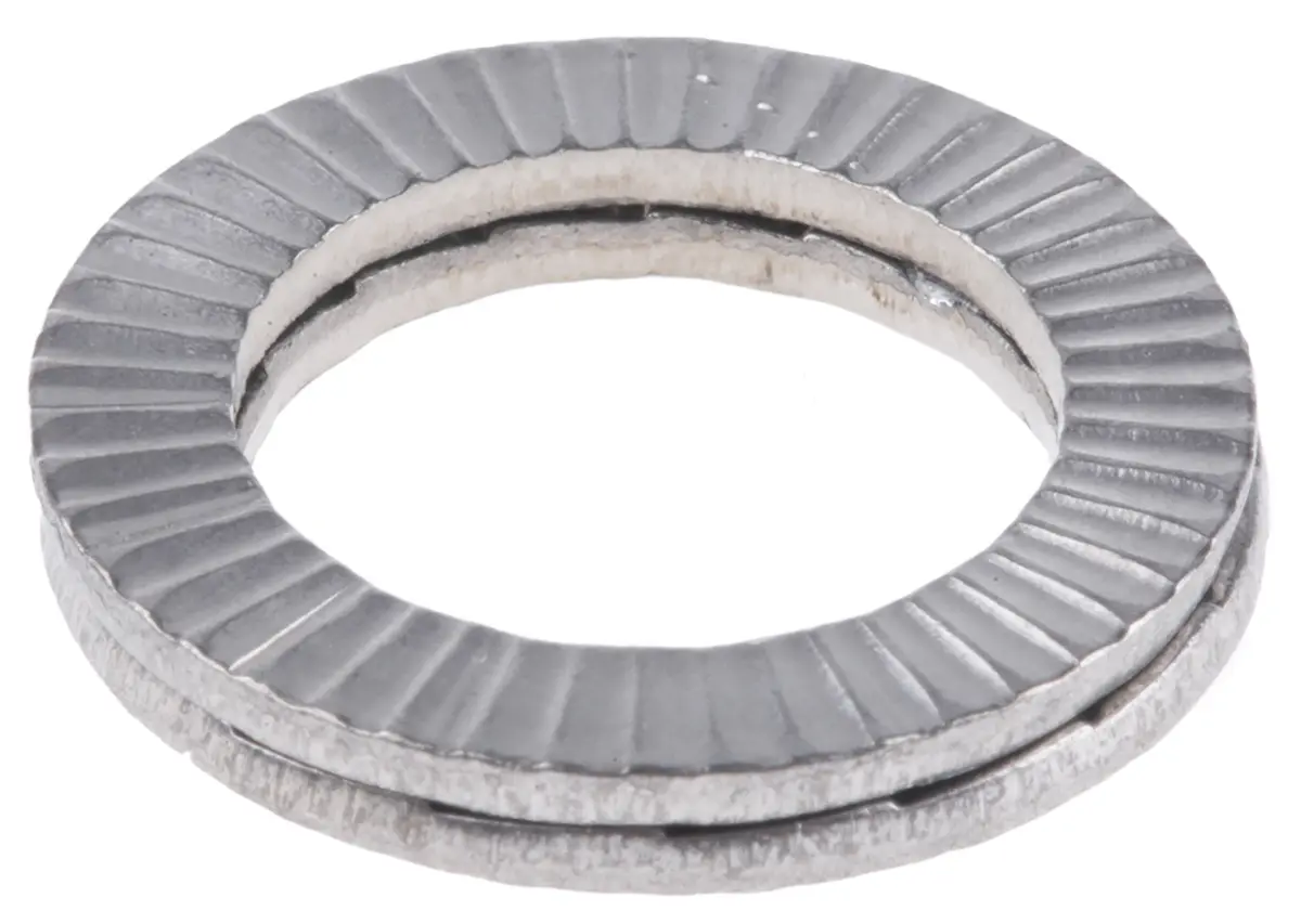Produktfoto 1 von Heico Unterlegscheiben für M12 Schrauben, Edelstahl Keilverriegelung, 2.6 mm x 13 mm