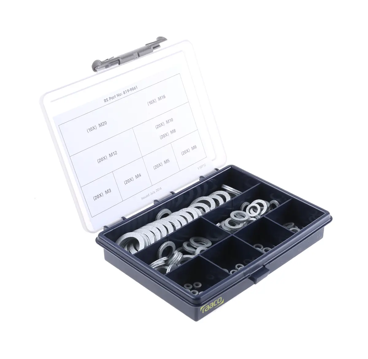 Heico Stahl Unterlegscheiben-Kit Keilsicherungsscheibe x 30.7 mm