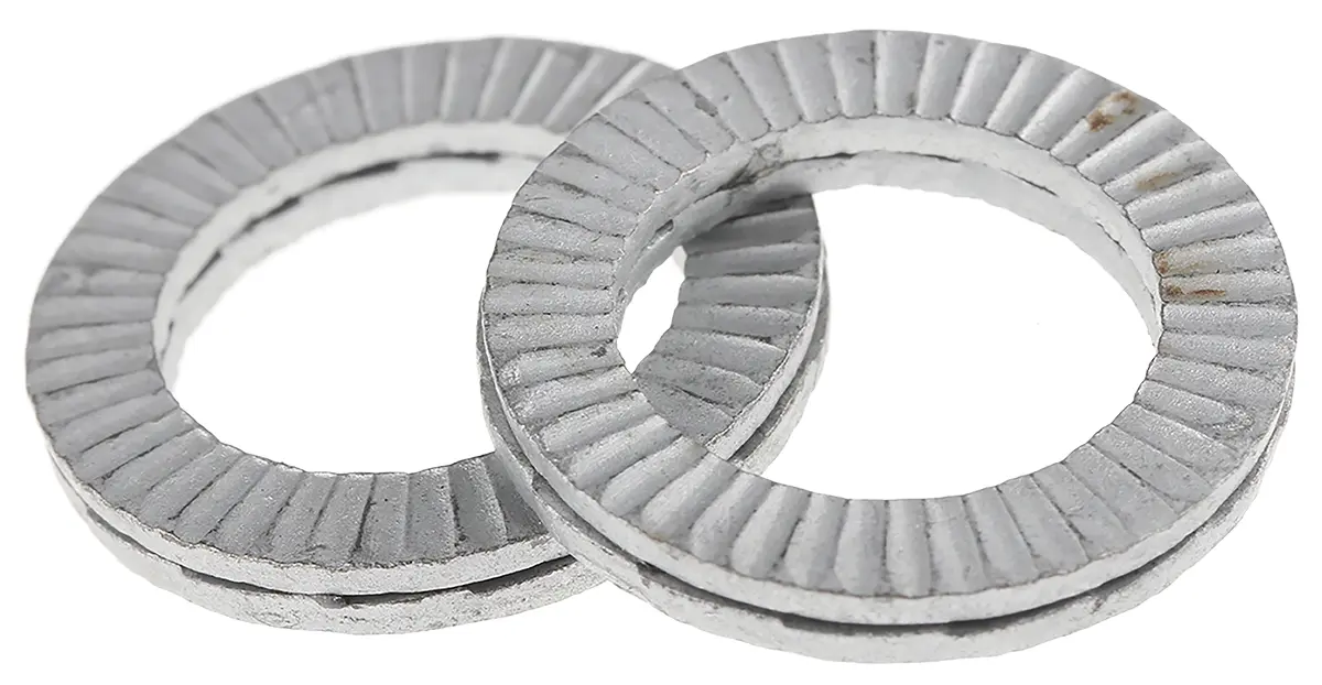 Produktfoto 1 von Heico Unterlegscheiben für M12 Schrauben Delta Protect, Unlegierter Stahl Keilverriegelung, 2.7 mm x 13 mm