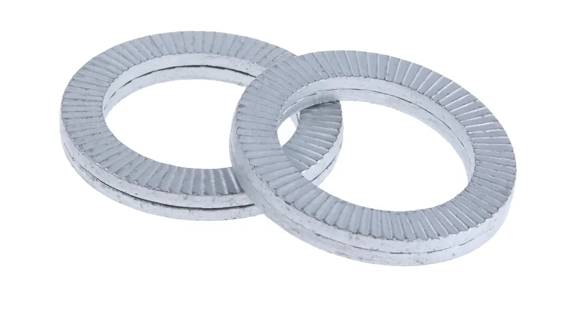 Produktfoto 1 von Heico Unterlegscheiben für M20 Schrauben Delta Protect, Unlegierter Stahl Keilverriegelung, 3.7 mm x 21.4 mm
