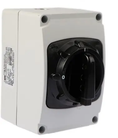 Produktfoto 1 von Craig & Derricott SCOD Trennschalter 3-polig DIN-Hutschiene 25A 11 kW Schwarz 3-phasig