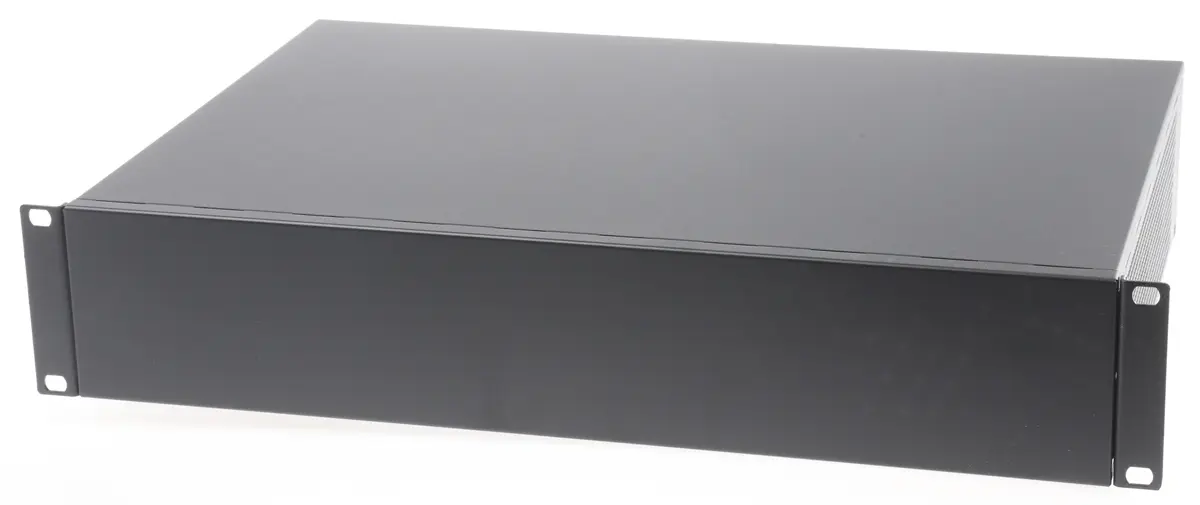 nVent SCHROFF Interscale M 19 Zoll Rack-Montage-Gehäuse 2 U Belüftet Grau, 444 mm x 310 mm x 88 mm