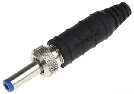 Produktfoto 1 von Switchcraft S10KS12 Gerade Gleichstromstecker Silber 11A 24V ac/dc, Kabel