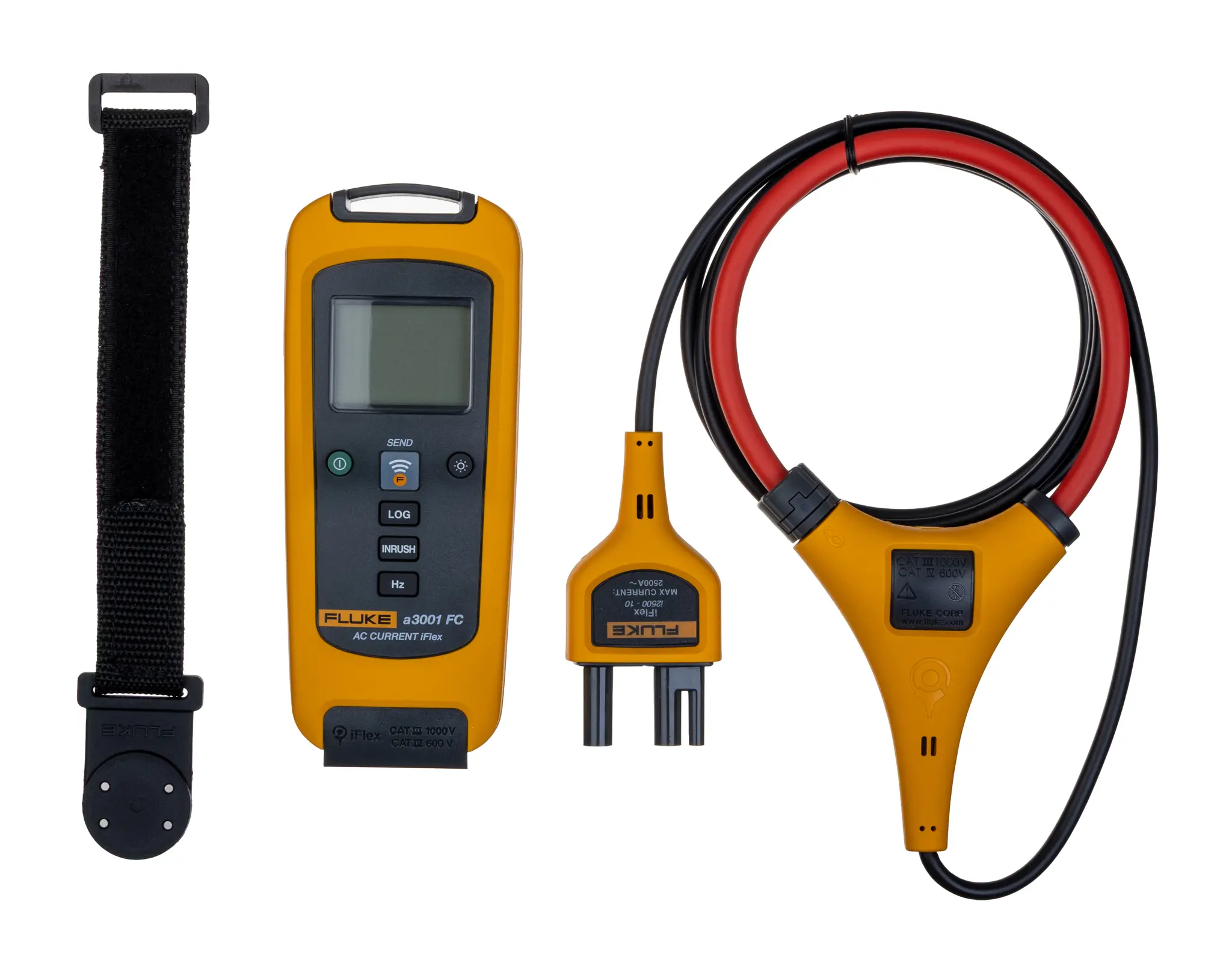Produktfoto 1 von Fluke A3001 FC Stromzange AC Strommesszange 2500 A CAT IV, CAT III