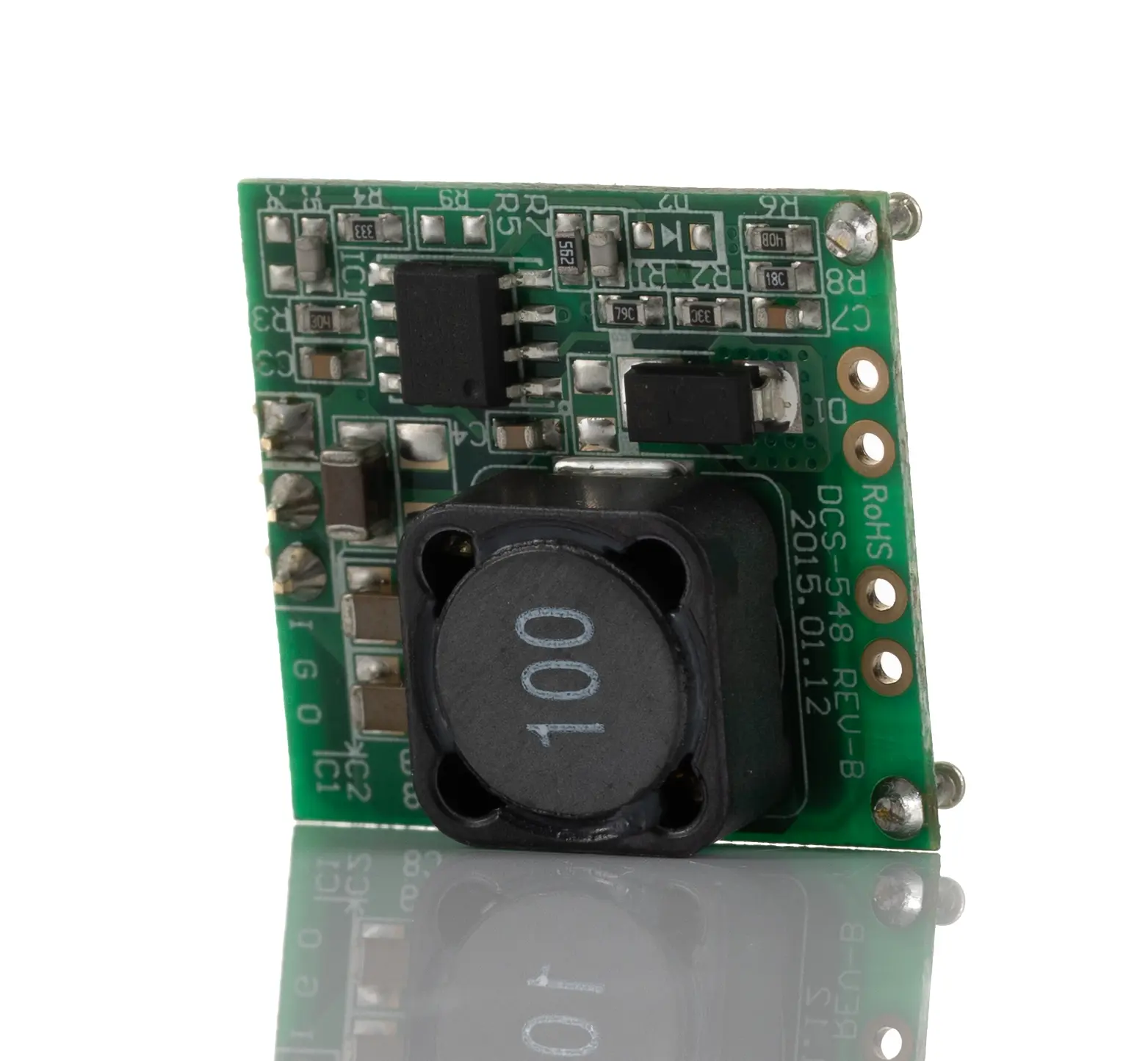 Produktfoto 1 von Recom R78-T DC/DC Konverter, 3.3V dc OUT 1 A Schraubanschlussklemme, Oberfläche 3.3V dc -40 °C 85 °C