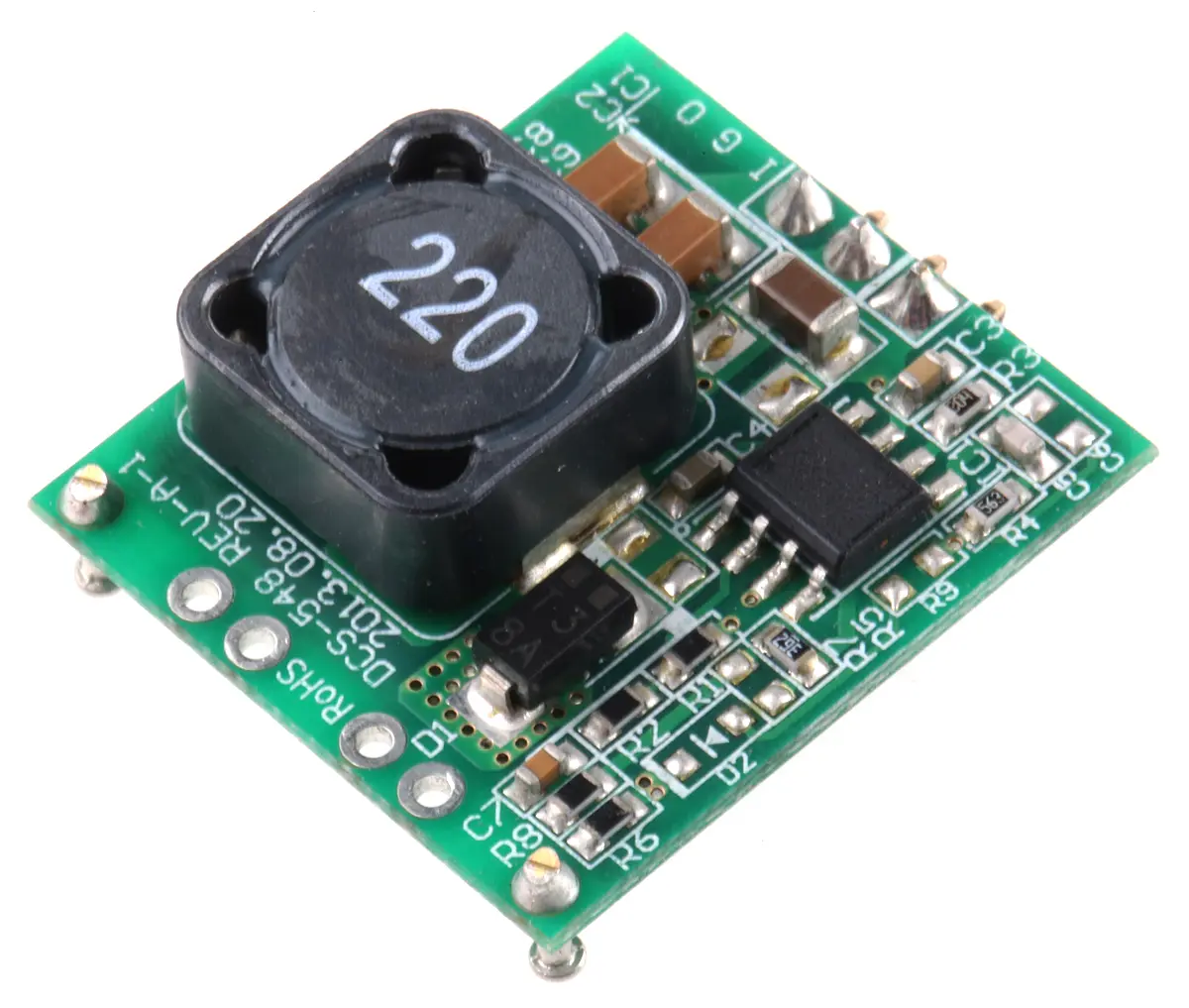 Produktfoto 1 von Recom R-78T DC/DC Konverter, 42V dc, 8 V dc OUT 1.0 A Oberfläche 42V dc -40 °C 85 °C
