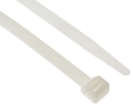 Produktfoto 1 von RS PRO Nylon 6.6 Kabelbinder Nicht lösbar Natur 8mm x 450 mm