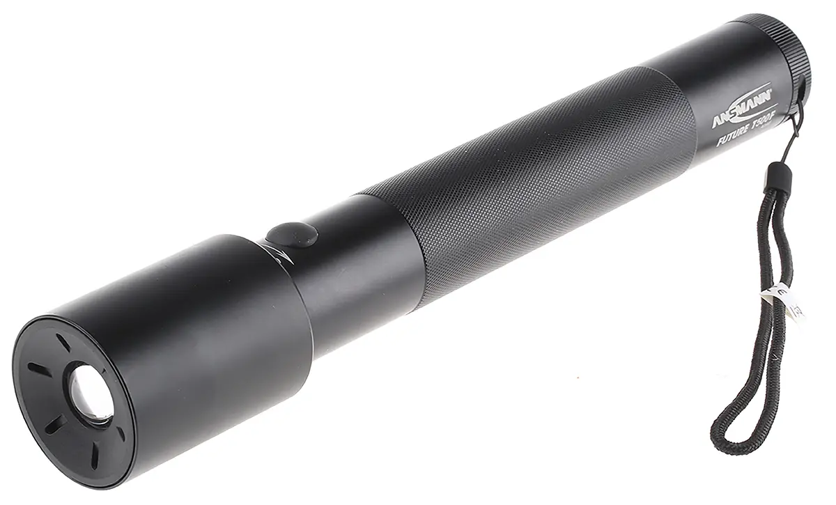 Produktfoto 1 von Ansmann Wiederaufladbar Taschenlampe LED Schwarz, 970 lm / Future T500F, 318 mm