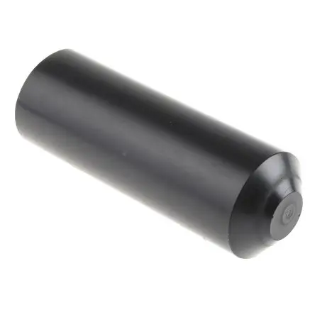 Produktfoto 1 von 3M SKE25 Wärmeschrumpfschlauch, Endkappe, Polyolefin Haftrücken, Schwarz 10 mm, 2-Wege 121 °C