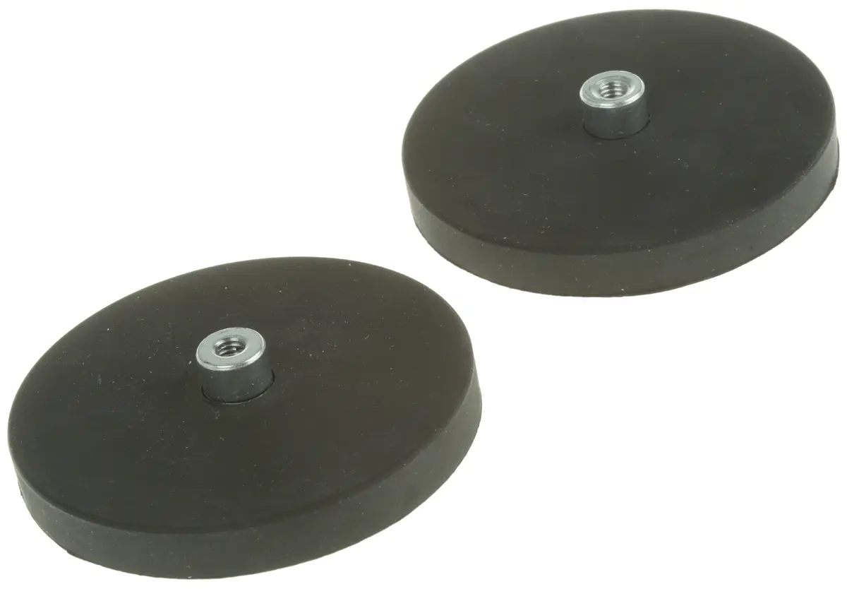 Produktfoto 1 von Eclipse Neodym Magnet, 66 mm, 18 kg Gewindebohrung x 8.5 mm, L. 15 mm
