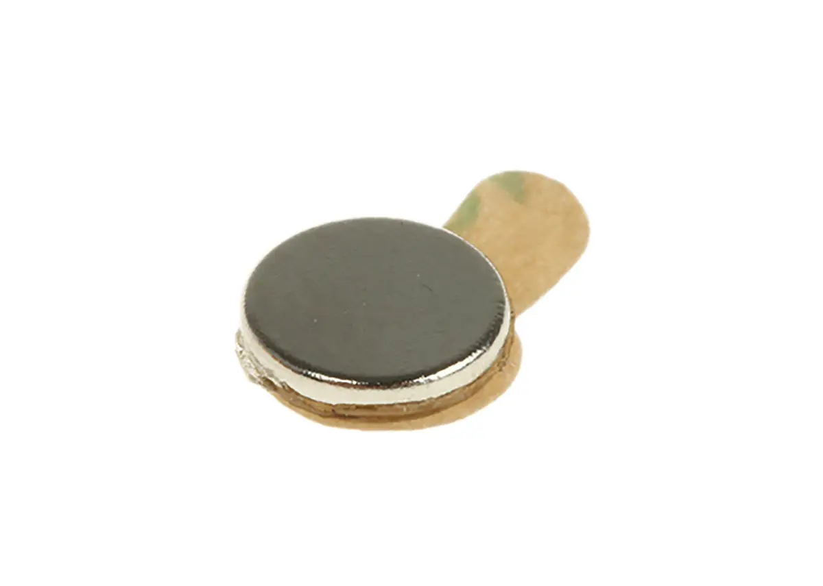 Produktfoto 1 von Eclipse Neodym Magnet, 6 mm, 0.3 kg Selbstklebend x 1 mm, L. 1 mm