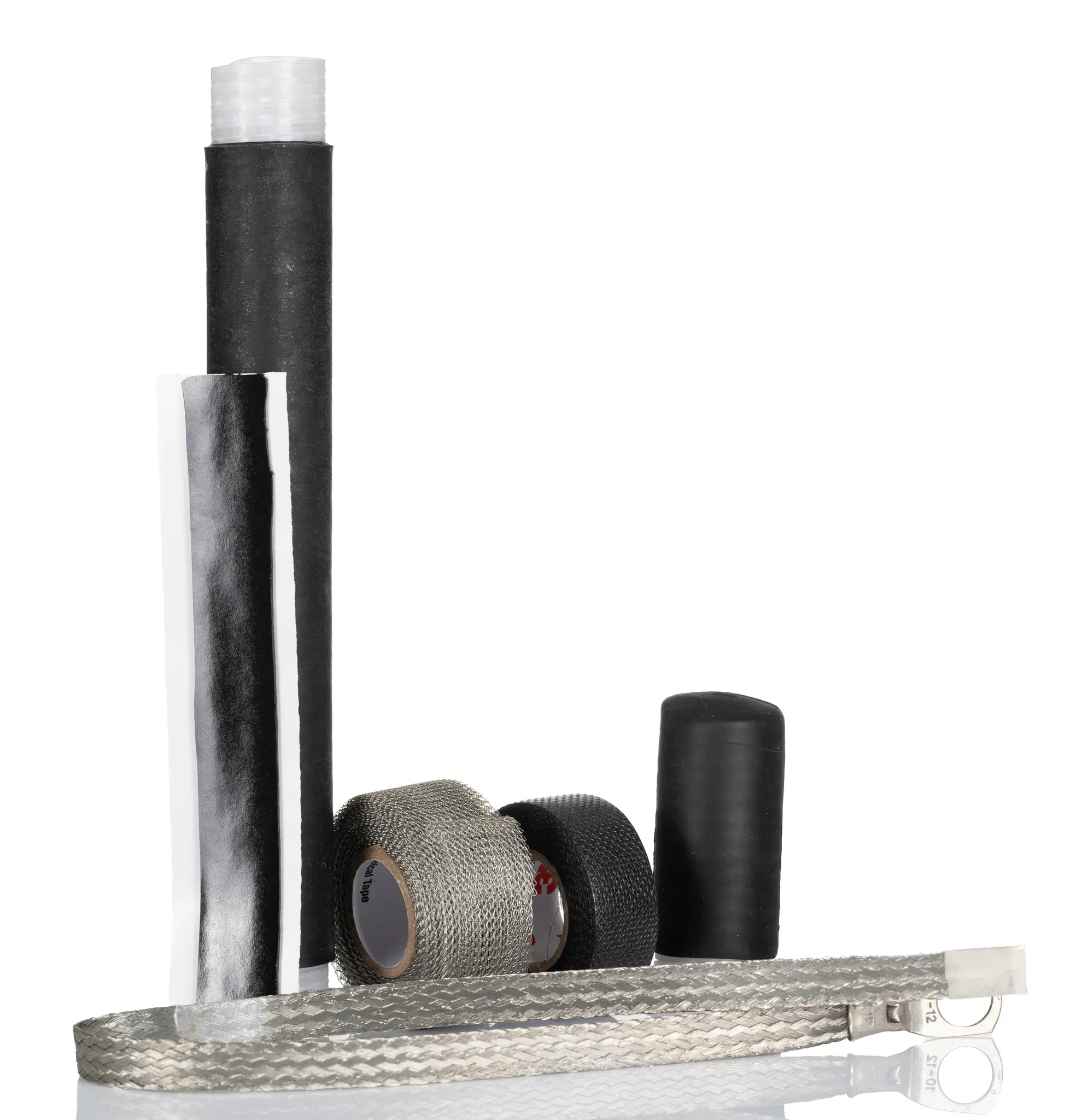 Produktfoto 1 von 3M CSCAK Wärmeschrumpfschlauch, Kabelversiegelungssortiment, Gummi, Schwarz 81 mm, 2-Wege