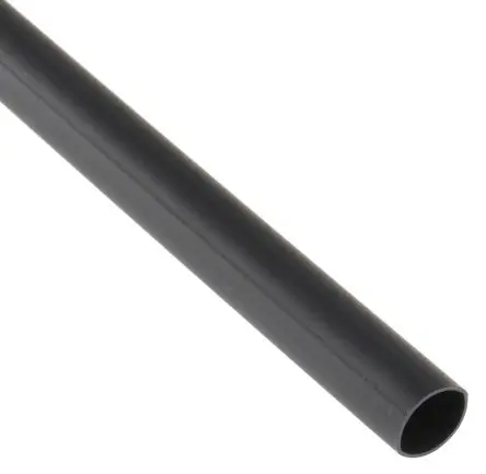 Produktfoto 1 von 3M HDT-A Wärmeschrumpfschlauch, Polyolefin Schwarz, Ø 12 mm Schrumpfrate 4:1, Länge 1m