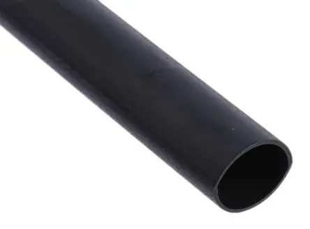 Produktfoto 1 von 3M HDT-A Wärmeschrumpfschlauch, Polyolefin Schwarz, Ø 19 mm Schrumpfrate 4:1, Länge 1m