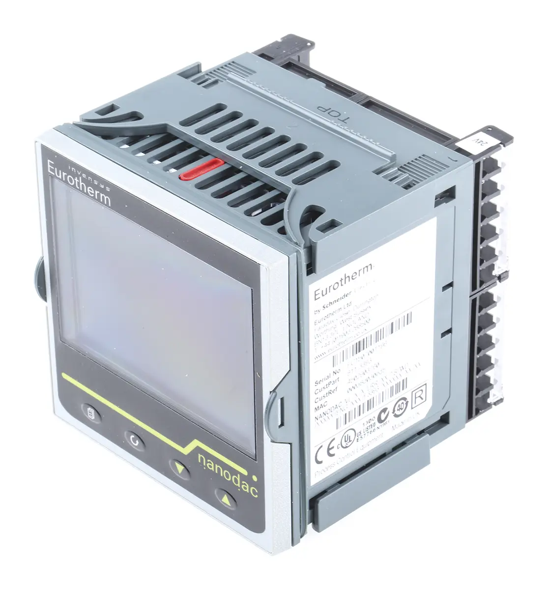 Produktfoto 1 von Eurotherm NANODAC/VL 4-Kanal Papierlos Kurvenschreiber Strom, Millivolt, Widerstand, Temperatur, Spannung