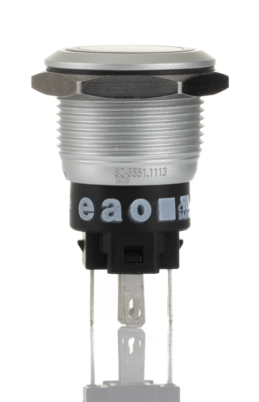 Produktfoto 1 von EAO 82 Druckschalter Rot Beleuchtet Tastend Panel Ø 19 mm, 1-poliger Umschalter / 1 A 24 V dc 250 V ac, IP40, IP65