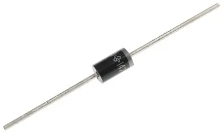 Vishay 1N5400 Durchsteckmontage Diode Gleichrichterdiode Einfach, 50 V / 3 A, 2-Pin DO-201AD