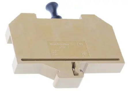Produktfoto 1 von Weidmüller RSF2 Prüftrennklemmenblock 1 Gelb, 6mm², 500V Schraubbefestigung