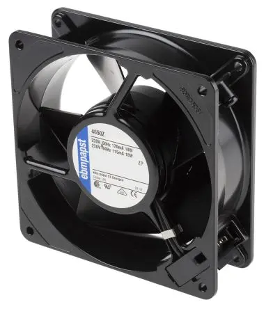 Produktfoto 1 von ebm-papst 4000 Z Axiallüfter, Hülse, 230V ac / 19 W, 2650 U/min, 160 m³/h IP20 119 mm 119mm 38 mm