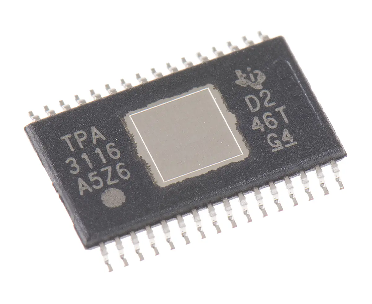 Produktfoto 1 von Texas Instruments 2 Klasse D Audioverstärker 50W Audio HTSSOP 32-Pin 85 °C