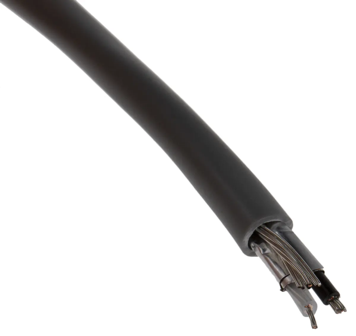 Produktfoto 1 von RS PRO Datenkabel, 1-paarig 0,56 mm² Ø 5.2mm Aluminiumfolie-PET-Band Schirmung PVC isoliert Twisted Pair Grau
