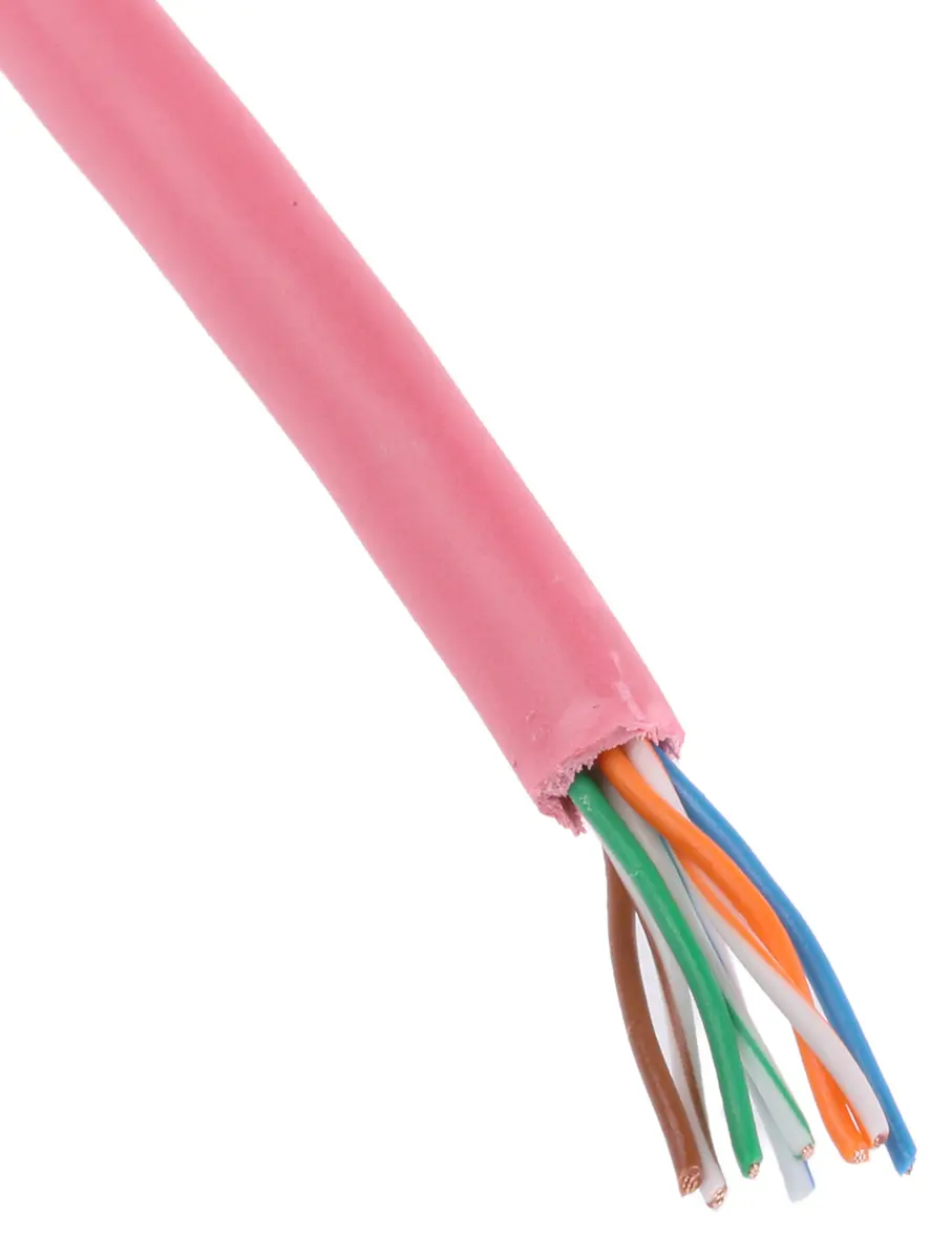 Produktfoto 1 von RS PRO Cat.5 Ethernet-Kabel, 50 m, Rot U/UTP, Polyvinylchlorid
