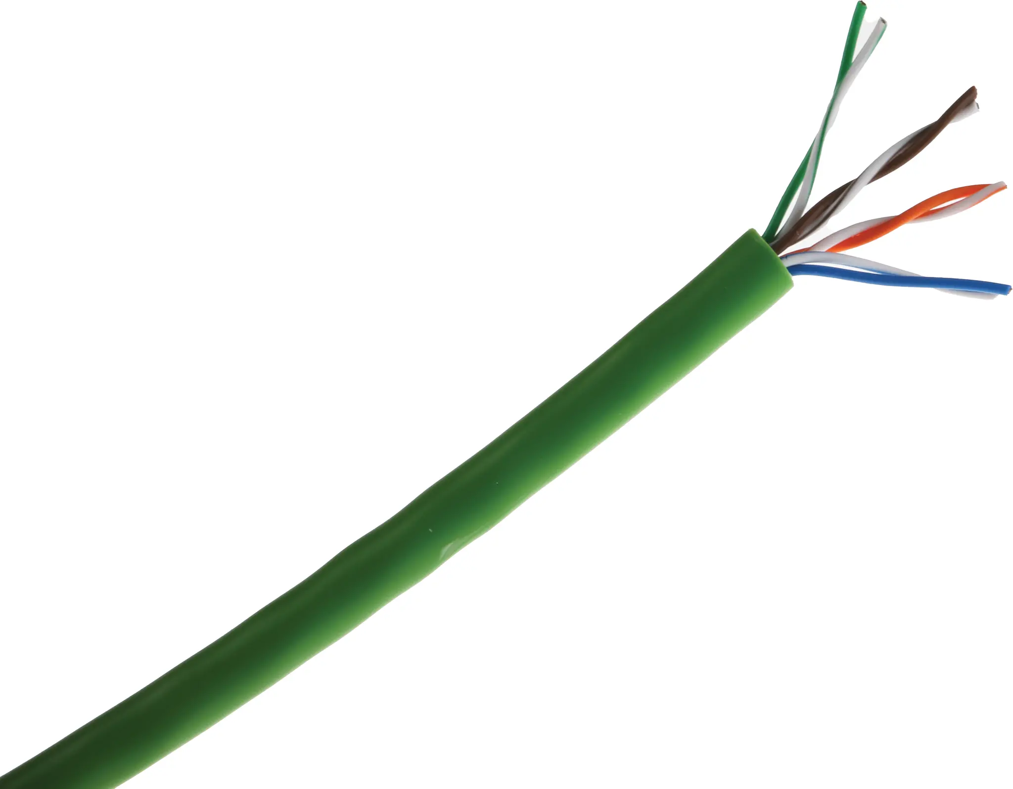 Produktfoto 1 von RS PRO Cat.5 Ethernet-Kabel, 50 m, Grün U/UTP, Polyvinylchlorid