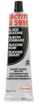 Produktfoto 1 von Loctite Loctite SI 5980 Flächendichtung Paste für Profildichtung Schwarz, Rohr 100 ml, -55 °C → 250 °C