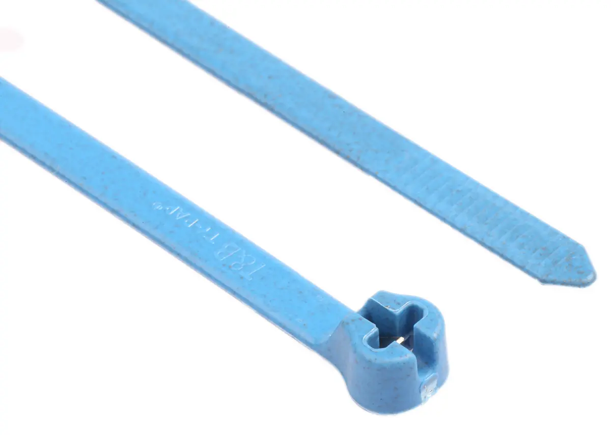 Produktfoto 1 von Thomas & Betts Ty-Rap Nylon 6.6 Kabelbinder Nicht lösbar Blau 4.7 mm x 361 mm