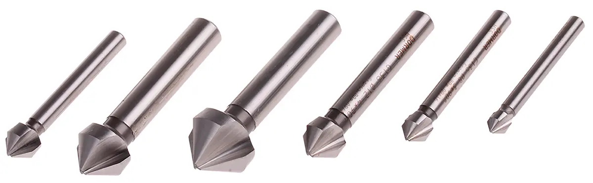 Produktfoto 1 von Dormer HSS Senkerbohrer-Set Ø 20.5 mm, 3 Schneiden, 90 ° 6