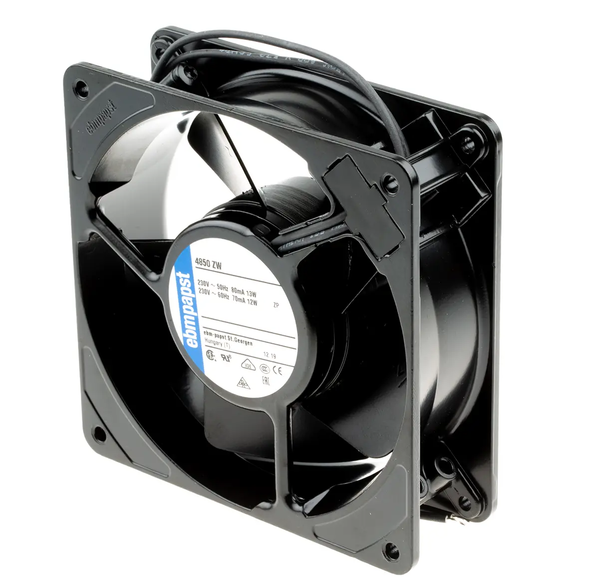 Produktfoto 1 von ebm-papst 4000 Z AC-Axiallüfter, Gleitlager, 230 V ac / 13W, 119 x 119 x 38mm, 1700U/min, 98m³/h