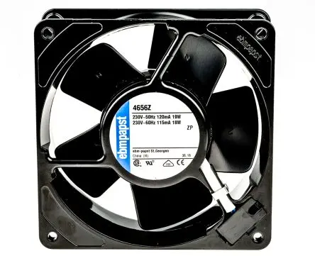 Produktfoto 1 von ebm-papst 4000 Z Axiallüfter, Kugel, 230V ac / 19 W, 2650 U/min, 160 m³/h IP20 119 mm 119mm 38 mm