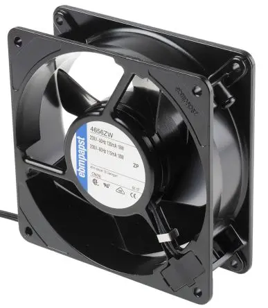 Produktfoto 1 von ebm-papst 4000 Z Axiallüfter, Kugel, 230V ac / 19 W, 2650 U/min, 160 m³/h IP20 119 mm 119mm 38 mm
