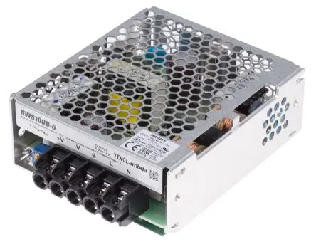 Produktfoto 1 von TDK-Lambda RWS100B Schaltnetzteil 1 5V dc 70 W, Fahrgestell 370 V dc, 265V ac