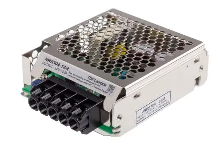 Produktfoto 1 von TDK-Lambda HWS30A Schaltnetzteil 1 12V dc 30 W, Fahrgestell 370 V dc, 265V ac