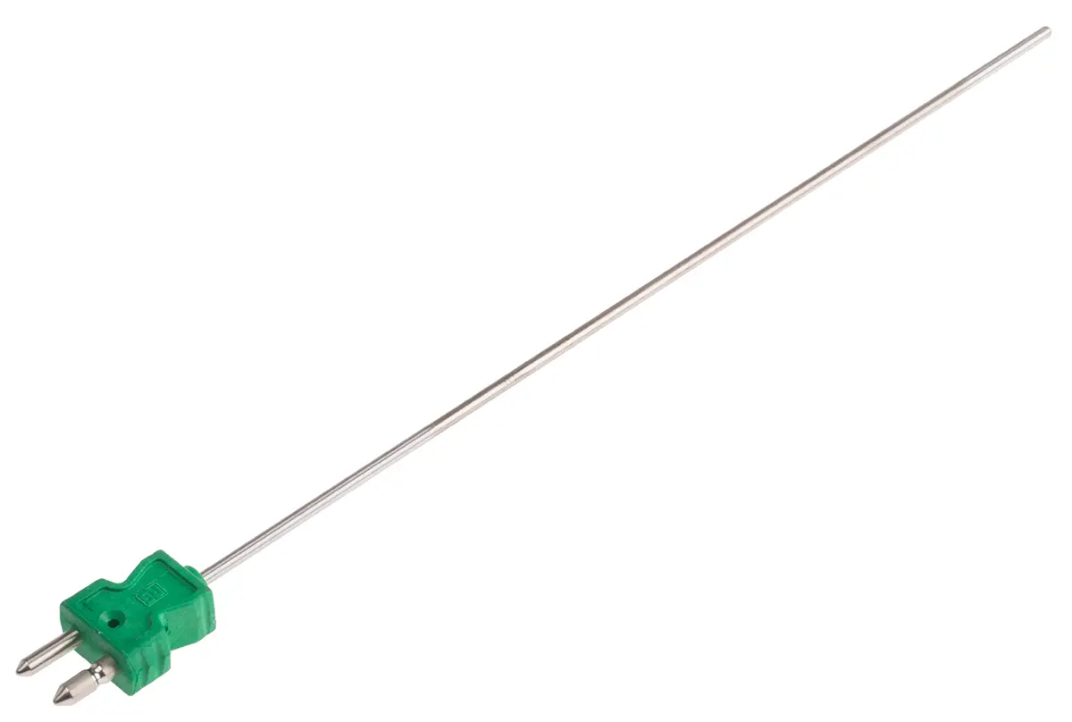 RS PRO Edelstahl Thermoelement Typ K, Ø 3mm x 250mm → +1200°C